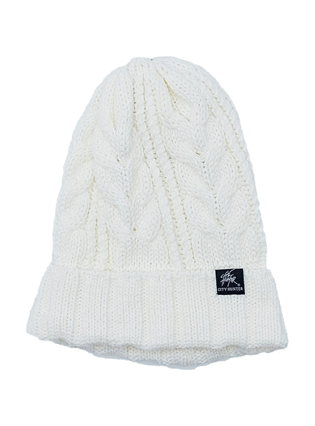 PLAIN KNITTED TOQUES (OFF WHITE)