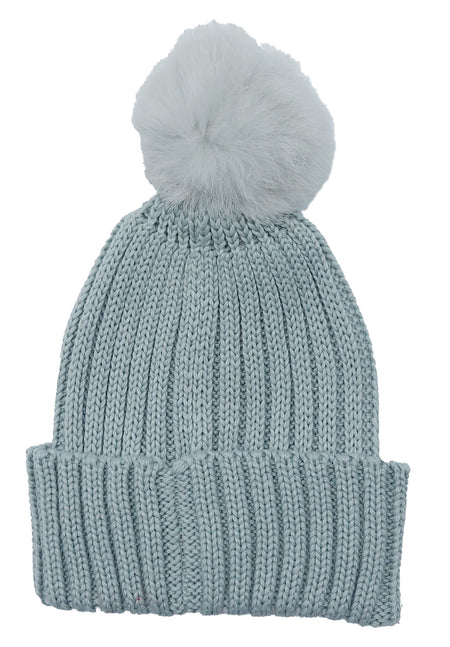 PLAIN KNITTED TOQUES (GREY)