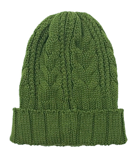 PLAIN KNITTED TOQUES (GREEN)