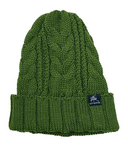 PLAIN KNITTED TOQUES (GREEN)