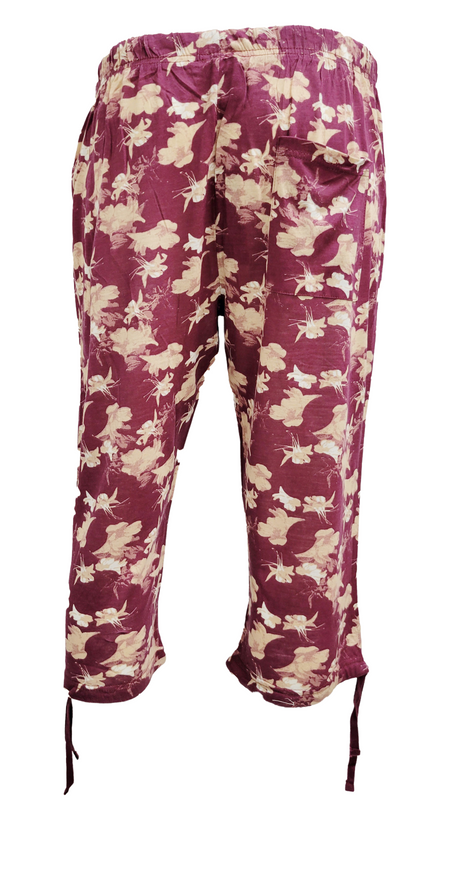 WOMEN FLORAL PRINT CAPRI