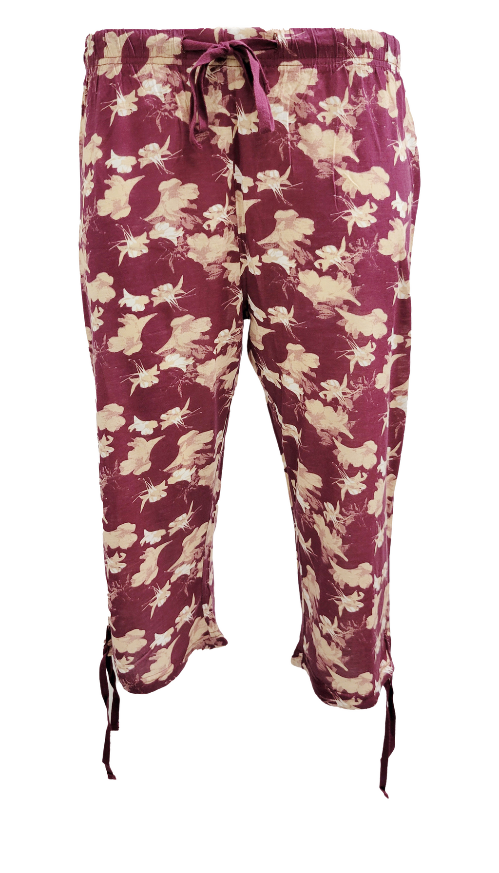 WOMEN FLORAL PRINT CAPRI