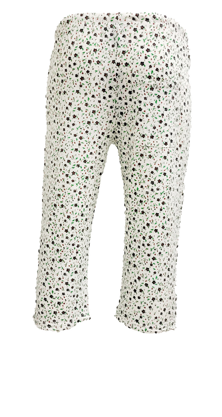 WOMEN FLORAL PRINT CAPRI