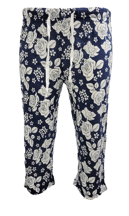 WOMEN FLORAL PRINT CAPRI