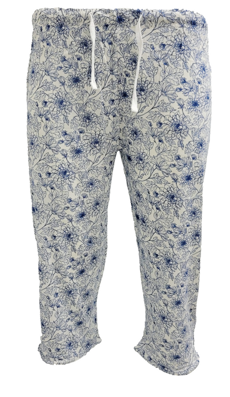 WOMEN FLORAL PRINT CAPRI