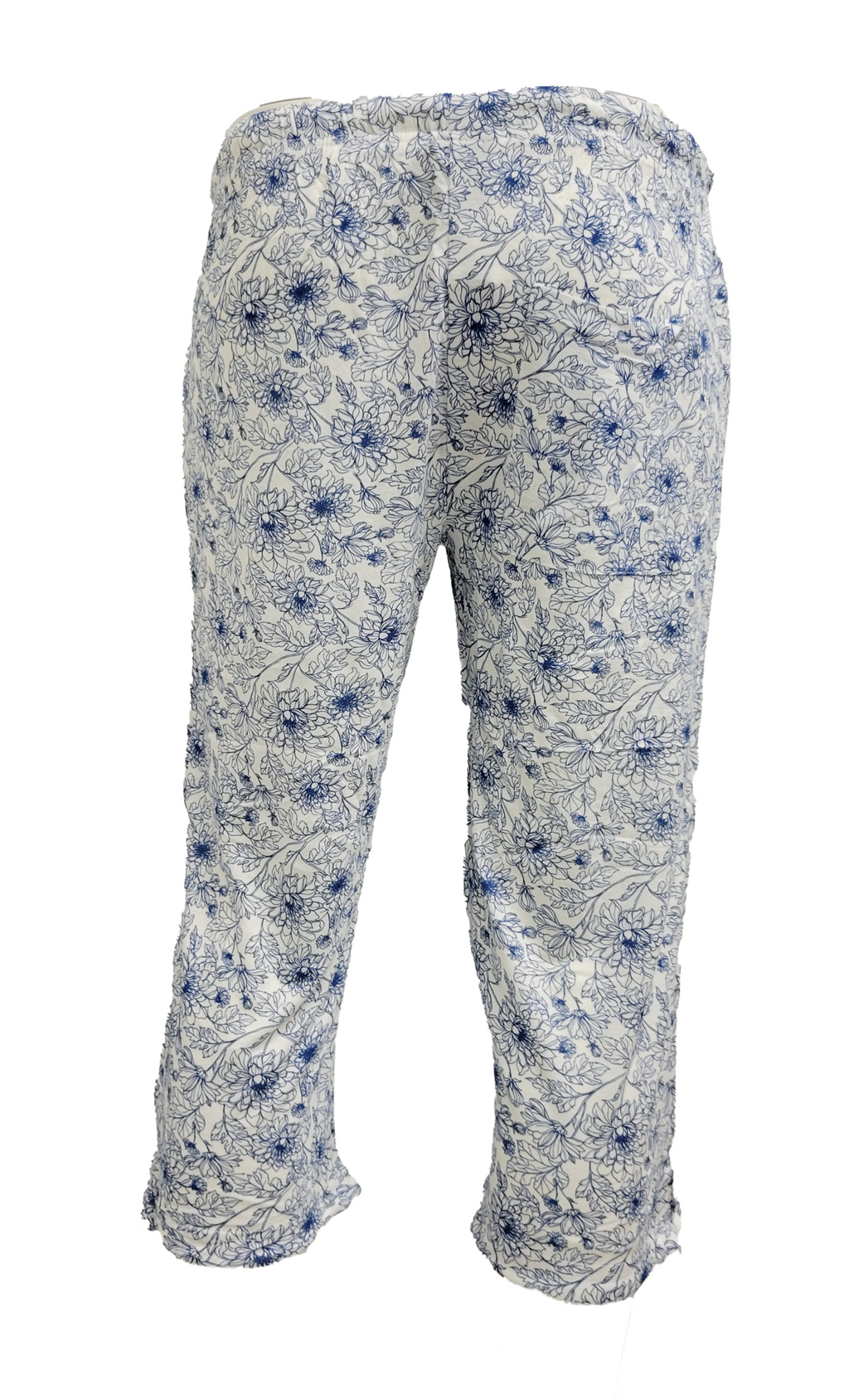 WOMEN FLORAL PRINT CAPRI