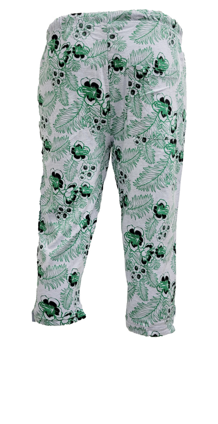 WOMEN FLORAL PRINT CAPRI