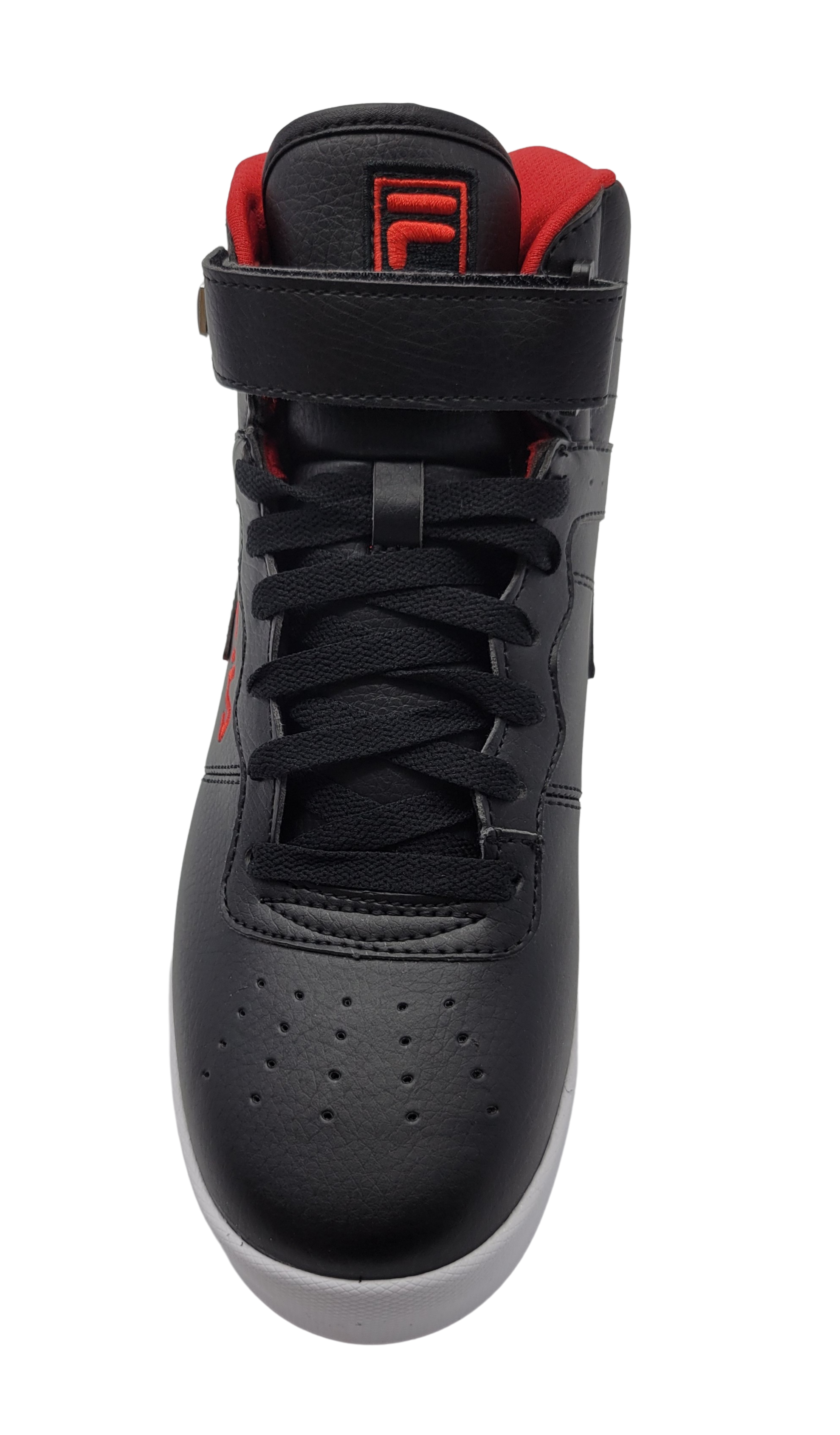 FILA VULC 13 HIGH TOP SHOES (BLACK/RED)
