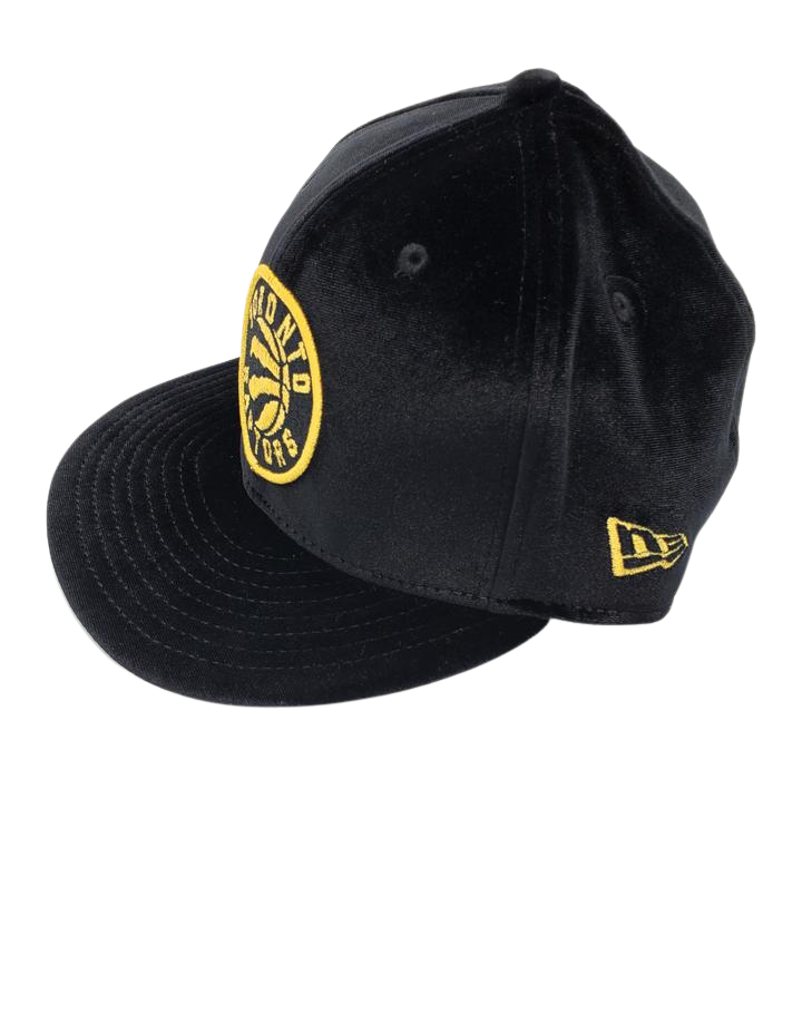 MEN'S TORONTO RAPTORS 5950 FITTED GOLDEN LOGO ON VELOUR BLACK