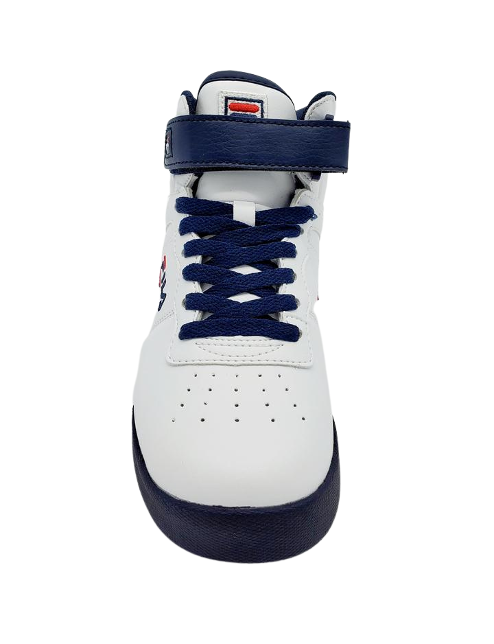 FILA KIDS VULC 13 HIGH TOP SHOES (Available in White/Navy and White Color)