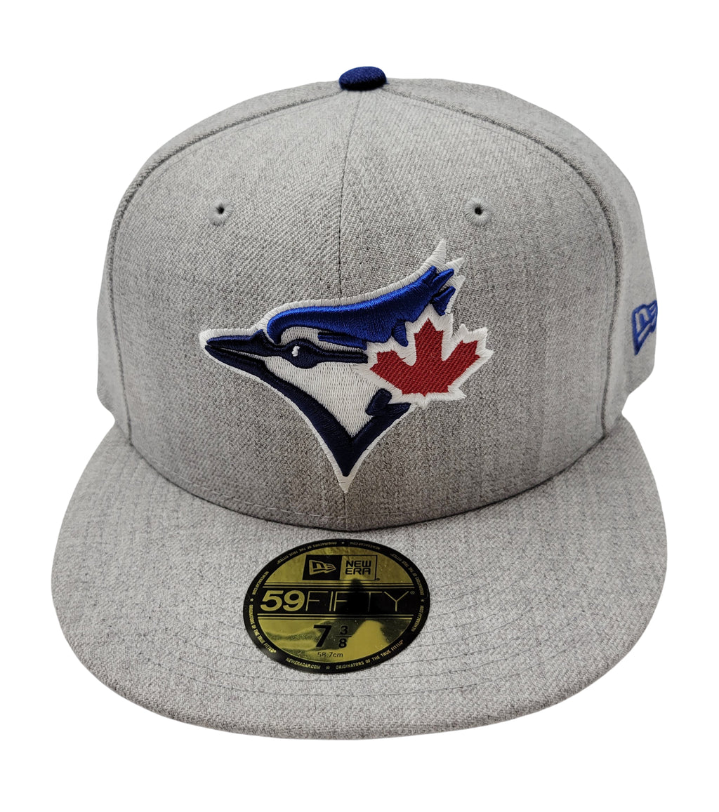 MEN'S 5950 TORONTO BLUEJAYS GREY FITTED HAT