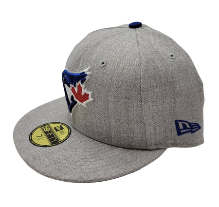 MEN'S 5950 TORONTO BLUEJAYS GREY FITTED HAT