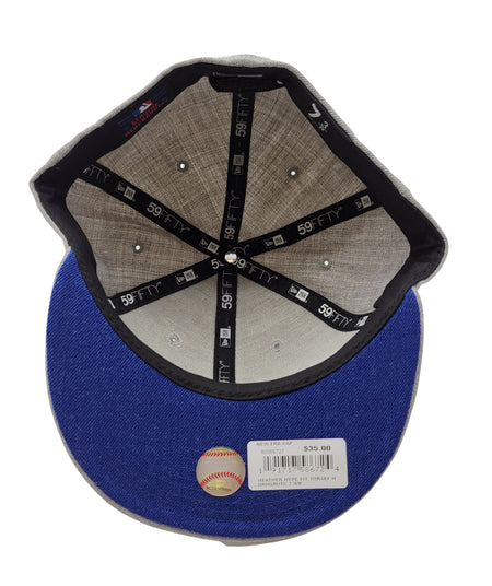 MEN'S 5950 TORONTO BLUEJAYS GREY FITTED HAT