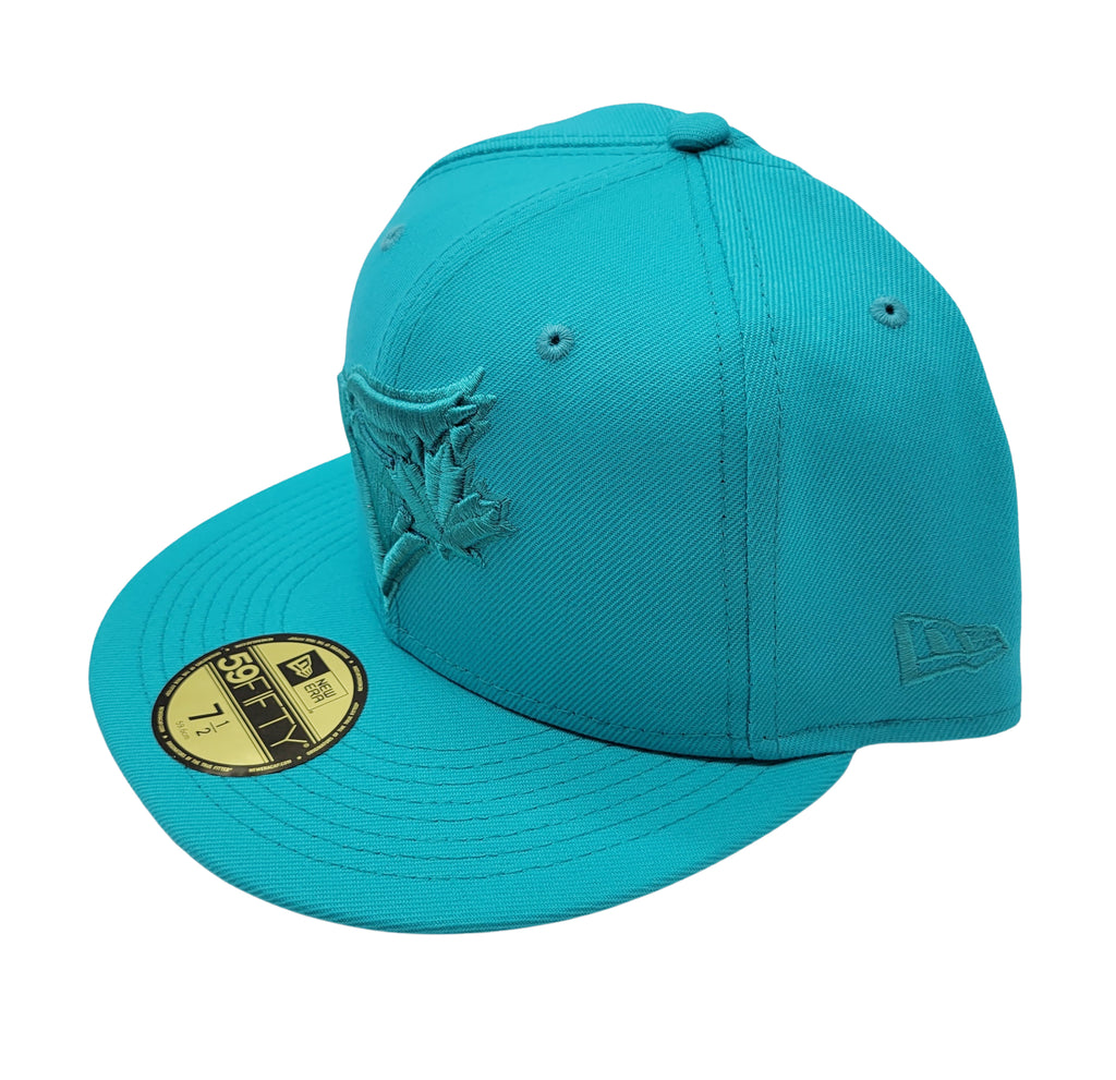 MEN'S 5950 TORONTO BLUEJAYS ALL TEAL FITTED HAT