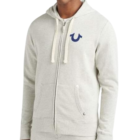 TRUE RELIGION CLASSIC LOGO ZIP UP HOODIE
