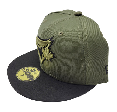 MEN'S 5950 OLIVE/BLACK BLUE JAYS FITTED HAT