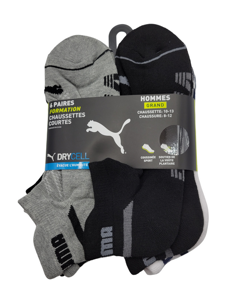 PUMA LOW CUT MEN SOCKS(PACK OF 6 PAIRS)