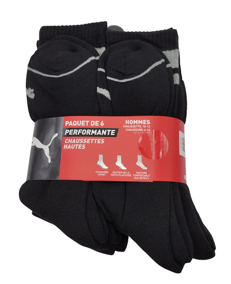 PUMA LONG LENGTH SOCKS(PACK OF 6 PAIRS)