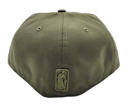 5950 TORONTO RAPTORS ALL OLIVE FITTED HAT