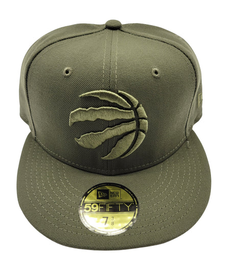 5950 TORONTO RAPTORS ALL OLIVE FITTED HAT