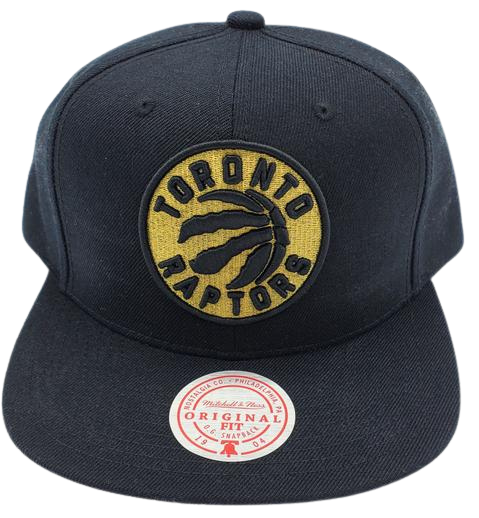 MEN'S TORONTO RAPTORS BLACK AND GOLDEN SNAPBACK