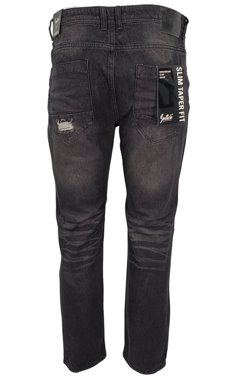 MENS STRAIGHT FIT RIPPED JEAN