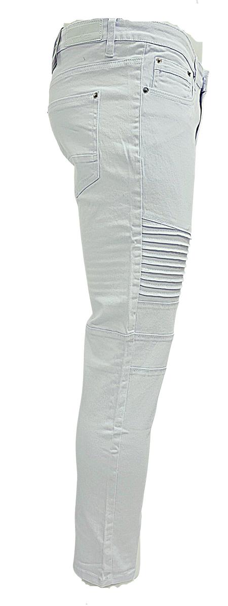 STRETCH TECH MOTO SKINNY JEANS