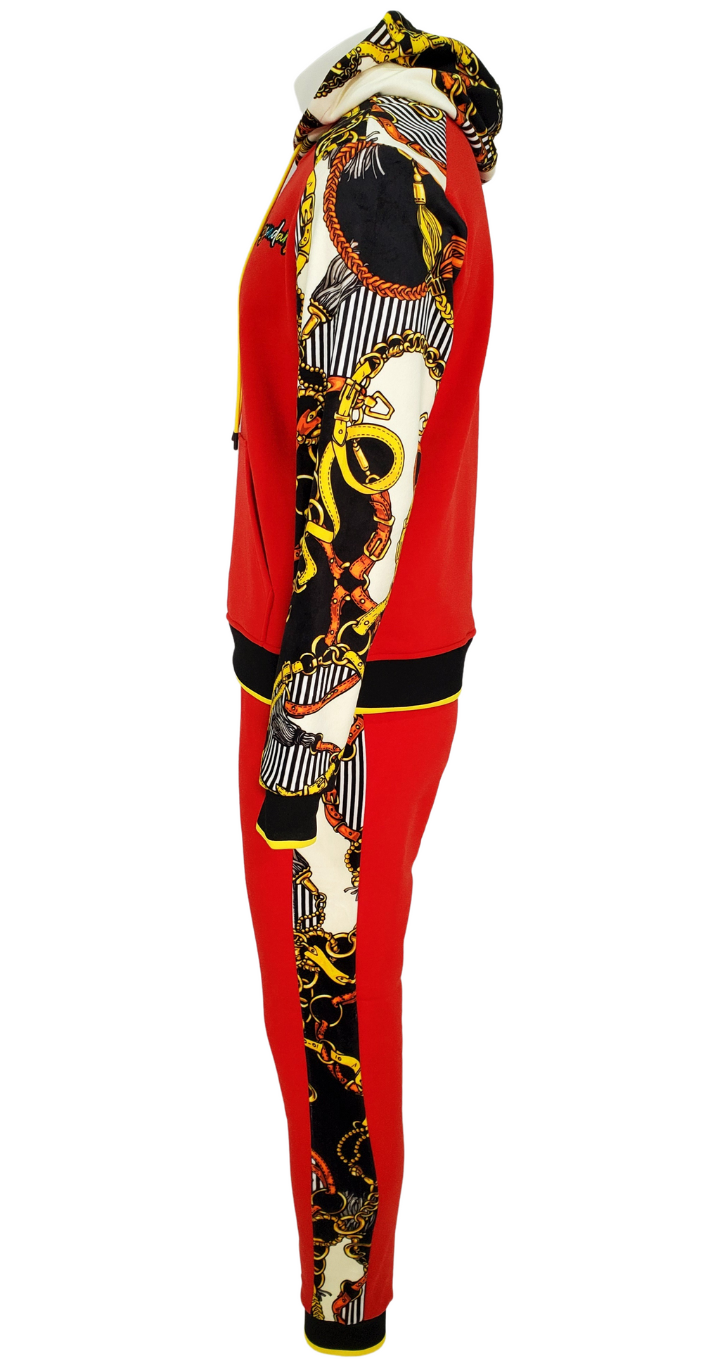 MEN'S MIXED GRAPHIC 2 PCS TRACKSUIT