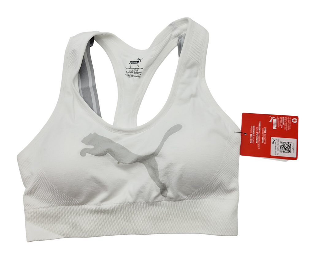 PUMA BIG CAT LOGO SEAMLESS SPORTS BRA