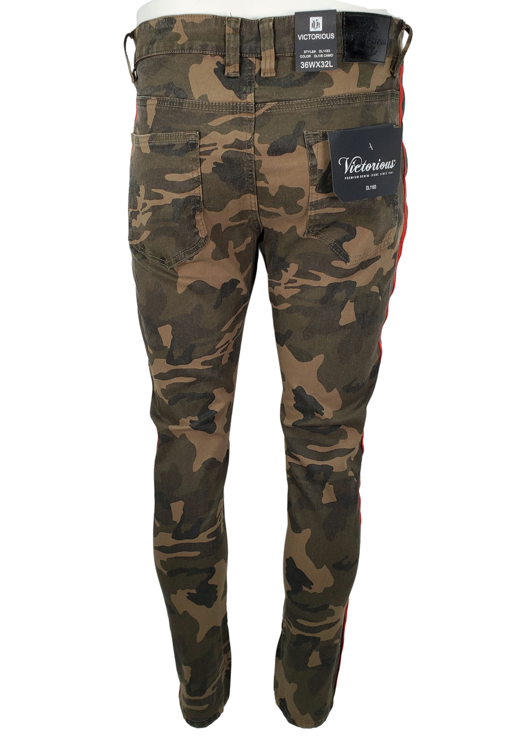 VICTORIOUS SLIM CAMO JEANS