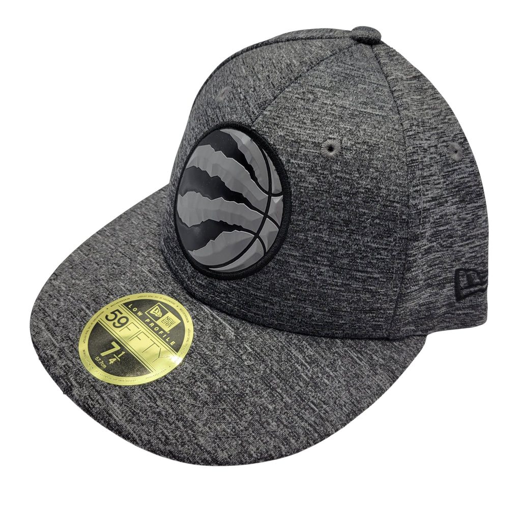 BEVEL TEAM LOW PROFILE 5950 TORONTO RAPTORS GREY FITTED HAT