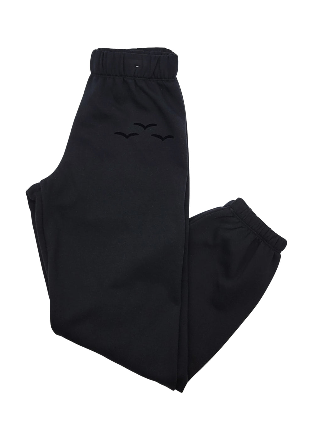 WOMEN LAZY PANTS OVERSIZED FLEECE TRACKSET (BLACK)