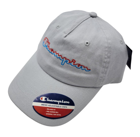 MEN'S CHAMPION ADJUSTABLE LIGHT GREY CAP