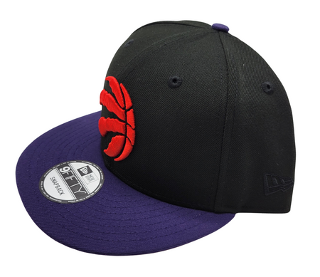 950 TORONTO RAPTORS RED LOGO ON BLACK SNAPBACK