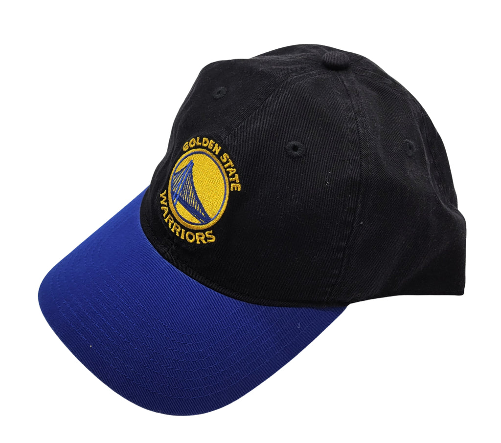 MEN'S GOLDEN STATE WARRIORS BLACK/BLUE SNAPBACK CAP