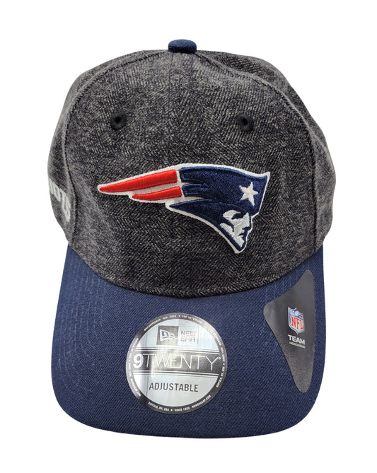 MEN'S TWEED TURN 920 NEW ENGLAND PATRIOTS CHARCOAL/NAVY STRAPBACK CAP