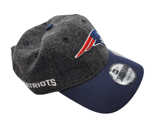 MEN'S TWEED TURN 920 NEW ENGLAND PATRIOTS CHARCOAL/NAVY STRAPBACK CAP