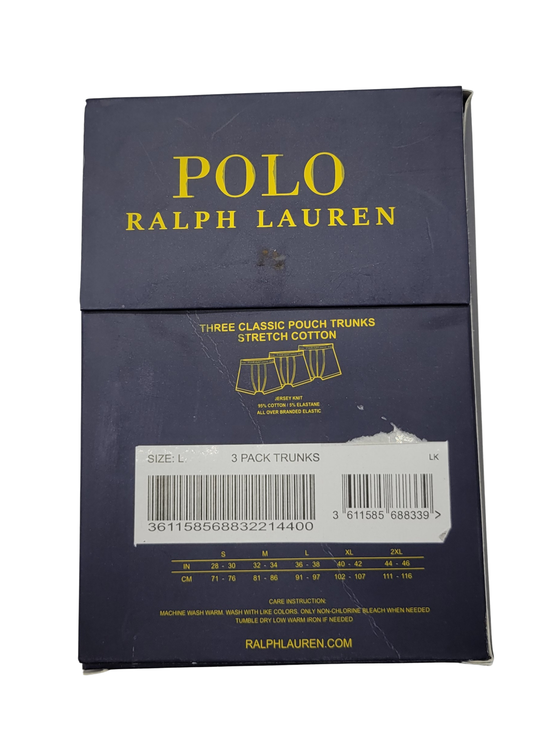 POLO RALPH LAUREN 3 PACK TRUNKS