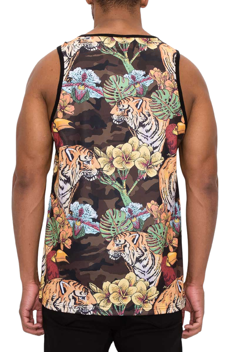 VICTORIOUS JUNGLE TIGER TANK TOP