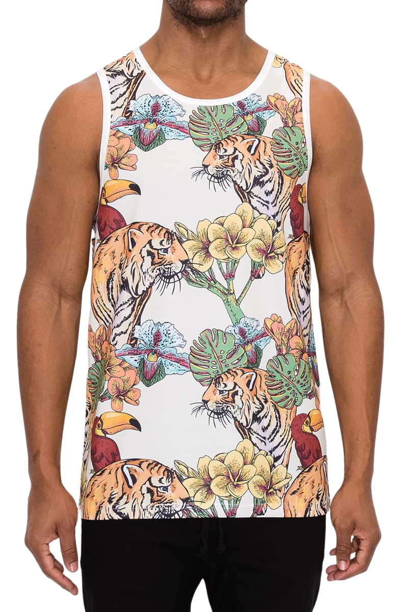 VICTORIOUS JUNGLE TIGER TANK TOP