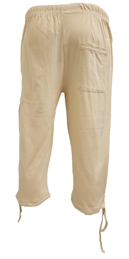 WOMEN COTTON TWILL CAPRI