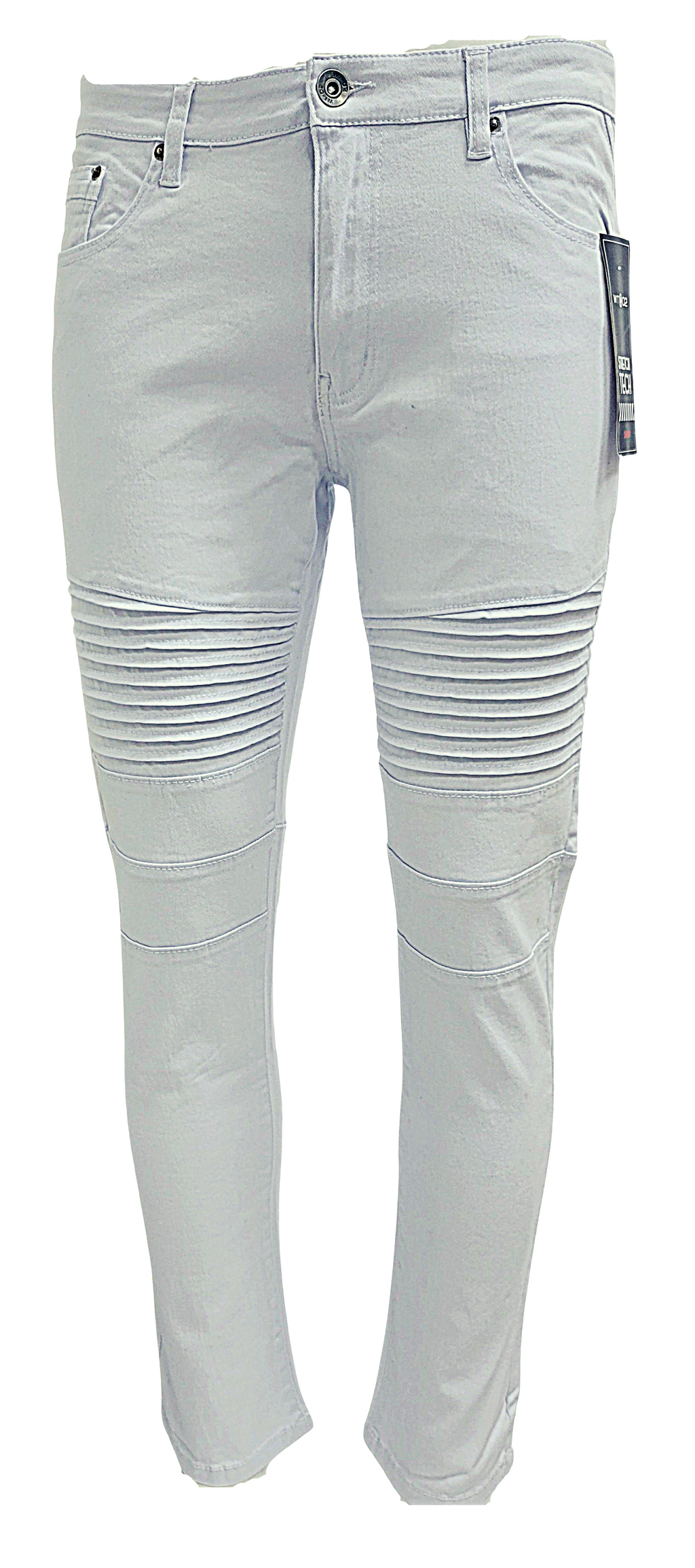 STRETCH TECH MOTO SKINNY JEANS