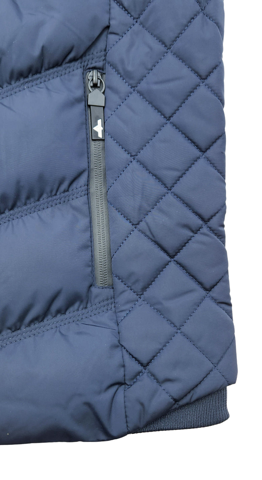 V.I.P. COLLECTION MEN'S FANCY VEST WITH DETACHABLE HOOD (NAVY)