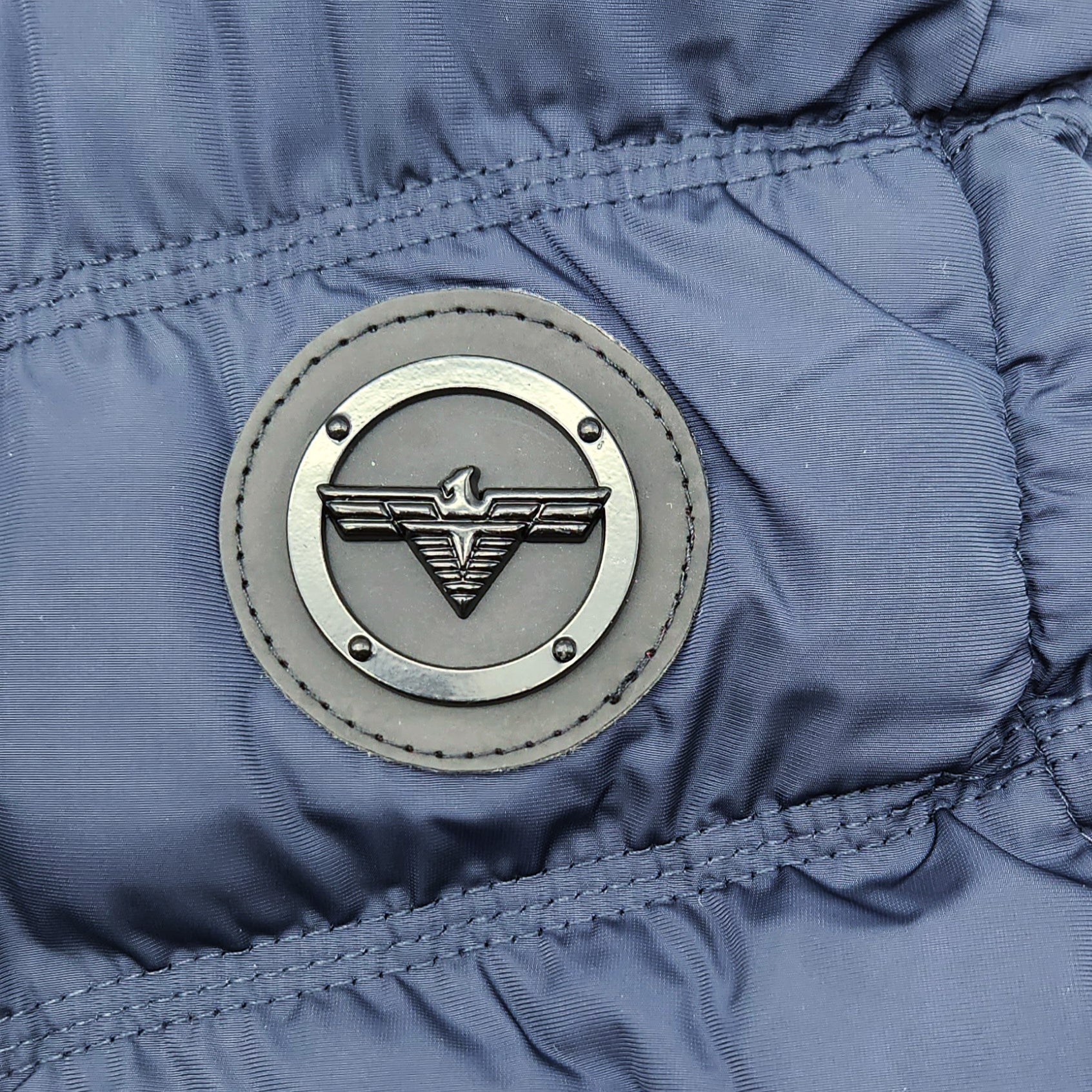 V.I.P. COLLECTION MEN'S FANCY VEST WITH DETACHABLE HOOD (NAVY)