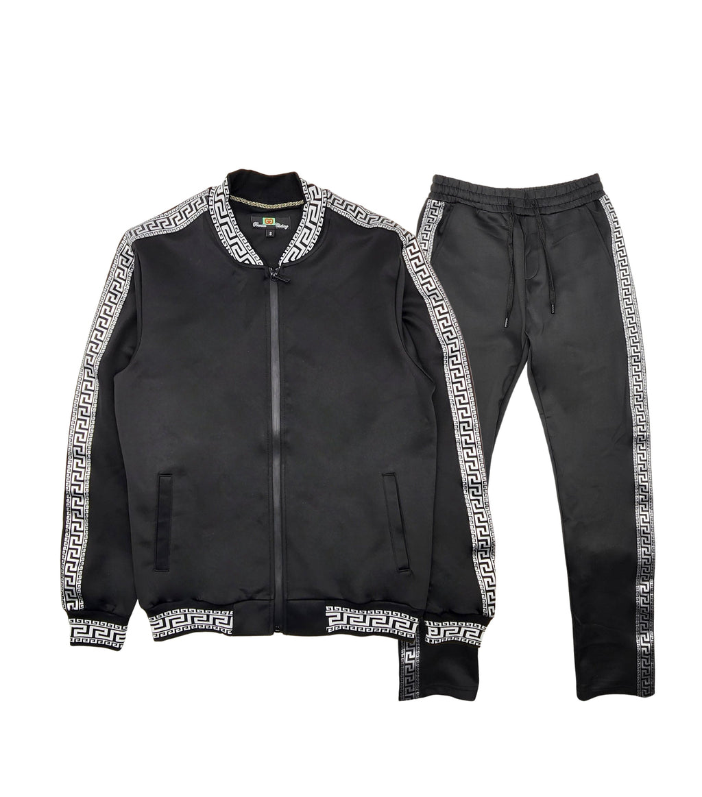 VIP COLLECTION FANCY 2-PIECE TRACKSET (BLACK)