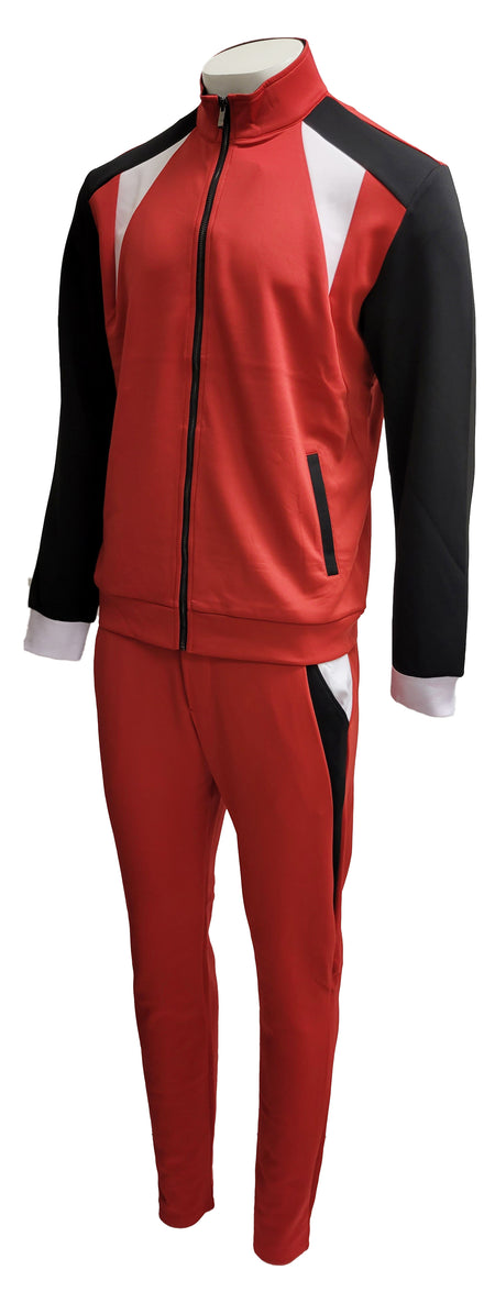 2 PCS VIP TRACKSUIT (RED/WHITE/BLACK)