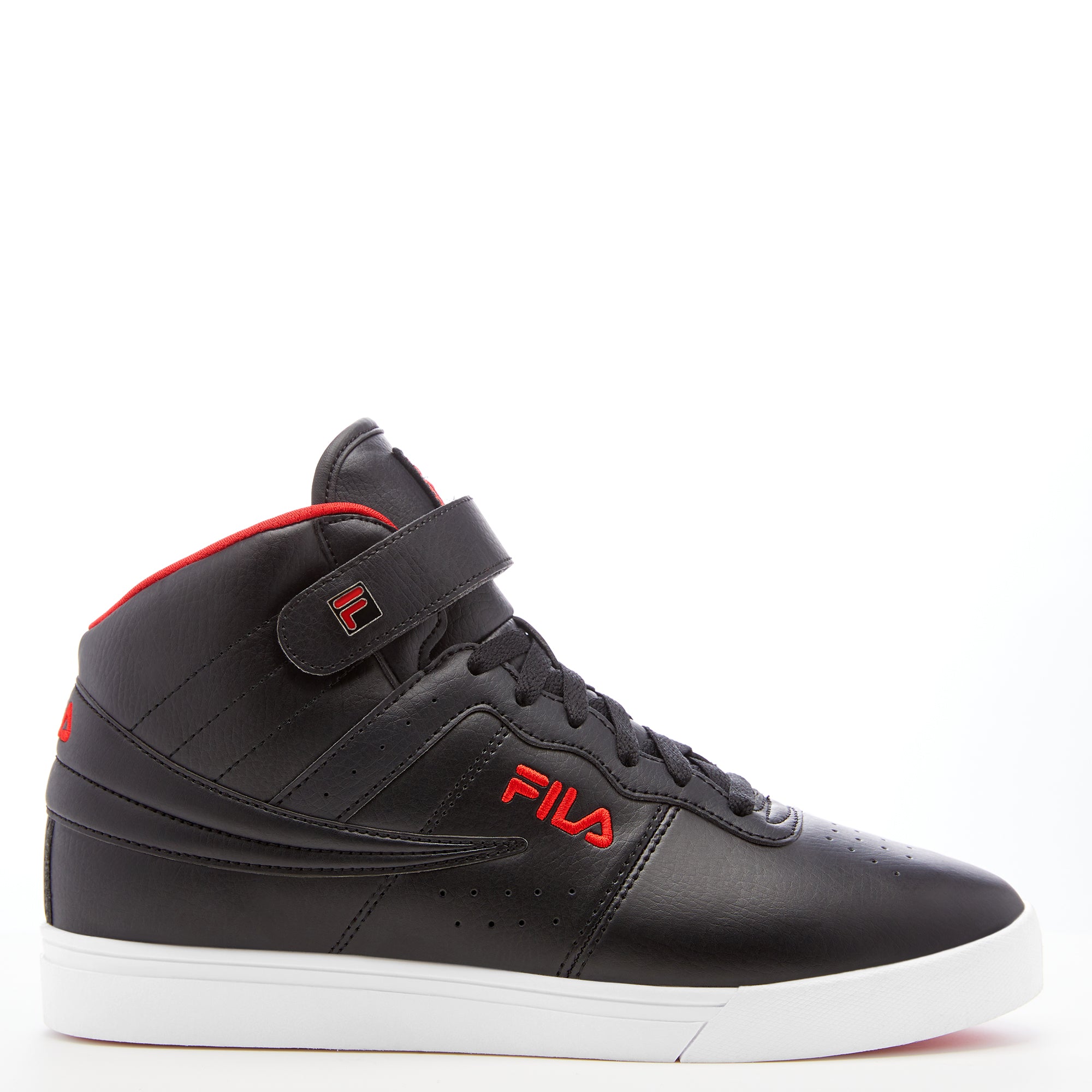FILA VULC 13 HIGH TOP SHOES (BLACK/RED)