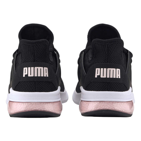 PUMA WOMEN'S ELECTRON STREET SNEAKER (BLACK/PINK)