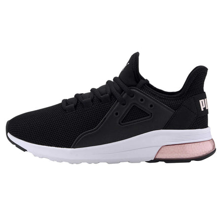 PUMA WOMEN'S ELECTRON STREET SNEAKER (BLACK/PINK)