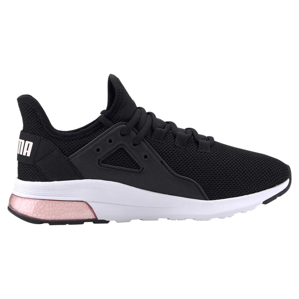 PUMA WOMEN'S ELECTRON STREET SNEAKER (BLACK/PINK)